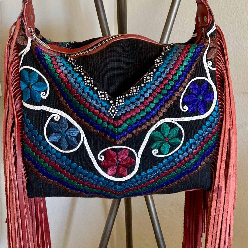 Little Guatemala Fringe Hobo similar to Nena and Co
